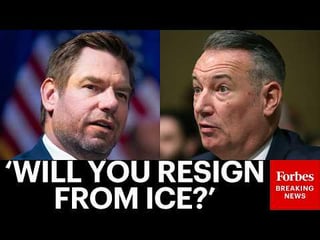 BREAKING NEWS: Eric Swalwell Asks Acting ICE Director Point Blank If He Will Resign