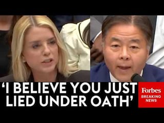 YouTube Ted Lieu accuses Pam Bondi of lying under oath