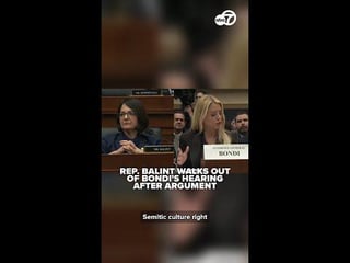 AG Bondi Accuses Rep. Balint of Anti-Semitism; Balint Fires Back “I Lost My Grandfather in…