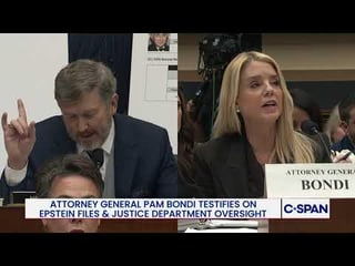 Exchange Rep. Thomas Massie (R-KY) & Attorney General Pam Bondi on Epstein Files