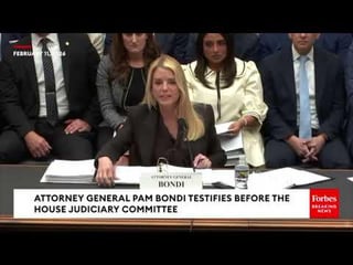 Pam Bondi’s response to why she concealed the identity of Epstien’s co-conspirators
