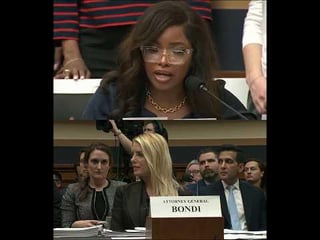 Rep Jasmine Crockett vs Pam Bondi