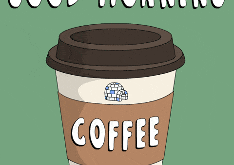 Good Morning Coffee GIF by Pudgy Penguins