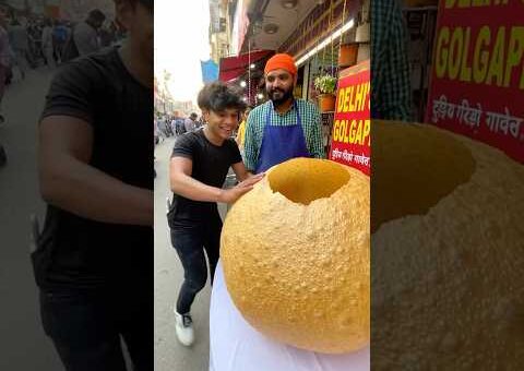 Delhi ka Viral Biggest Golgappa 😱😳🤯 #ytshorts #shorts #ai #funny #food