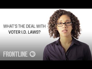 Why Are Voter ID Laws So Controversial? – PBS 2014