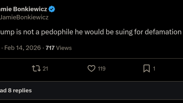 He sued people for years for similar, but now.. *crickets*