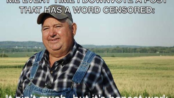 Remember kids: you can say naughty words on the internet