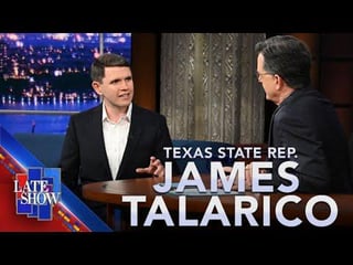 Colbert’s legal team would not permit him to air this James Talarico interview on television,…