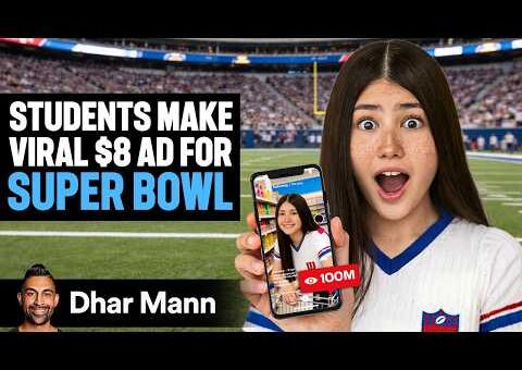 Students Make VIRAL $8 AD For SUPER BOWL | Dhar Mann Studios