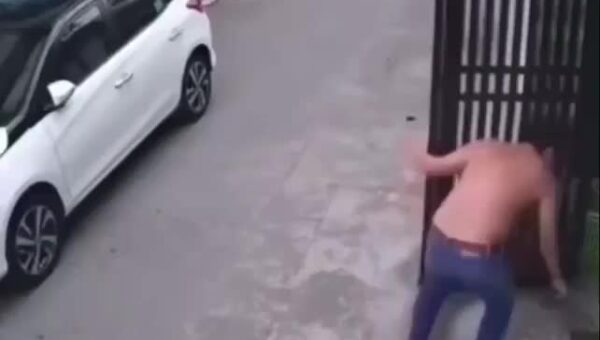 Not only did he not react in anger, he actually helped the other guy