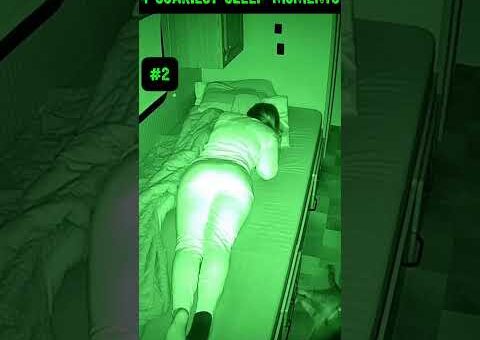 4 Terrifying Sleep Moments Caught On camera! #dog #cat