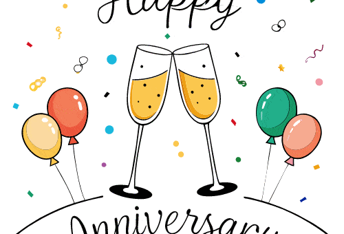 Happy Anniversary GIF by sendwishonline.com
