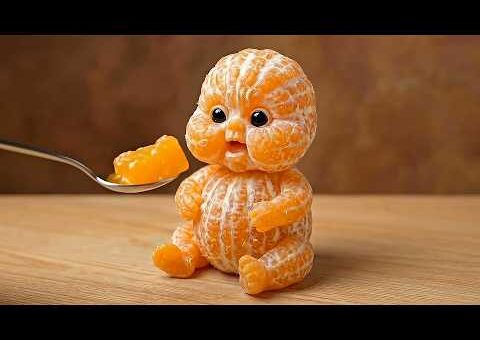 Cute Fruit Babies Eating Fruit | Oddly Satisfying AI