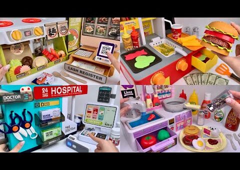 Cooking with Toys! Compilation of Kitchen Playset ASMR Satisfying with Unboxing