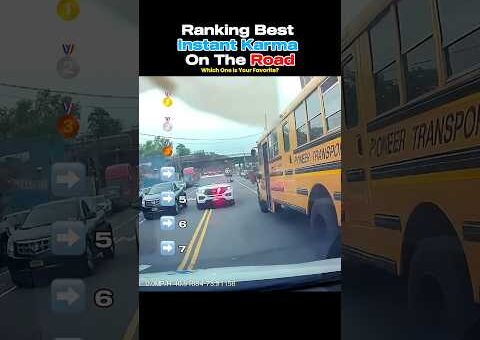 Instant karma on the road!