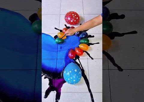 Colorful Balloon Beautiful Mixing Part 97 Satisfying Video Asmr Compilation