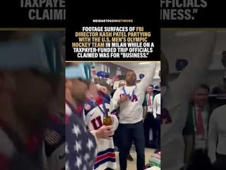 FBI Director Kash Patel CAUGHT PARTYING with U.S. OLYMPIC Team in Milan after DENIALS