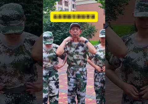 Today, grandfather has come for army training #shorts #viralvideo