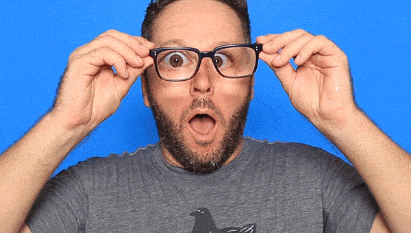 Glasses Wow GIF by Originals