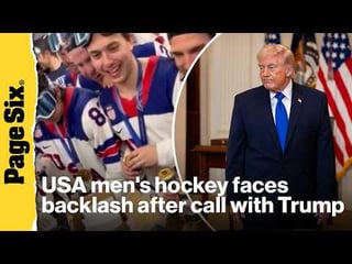 USA men’s hockey team faces backlash after their phone call with Donald Trump