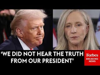 BREAKING NEWS: Abigail Spanberger Delivers Blistering Response To Trump’s State Of The Union
