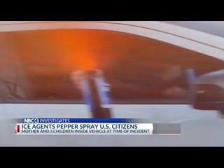 ICE agents pepper-spray Columbus mom, 3 kids inside moving vehicle