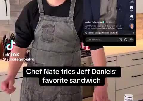 Jeff Daniel’s favorite sandwich