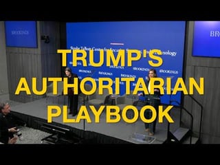 SENATOR Slotkin on Trumps Authoritarian Playbook