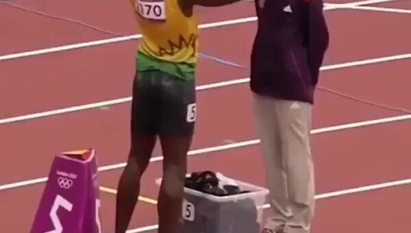 Usain Bolt, what a legend. You can tell a lot about a person from the way they treat support staff