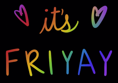 Its Friday Rainbow GIF by Bells and Wishes