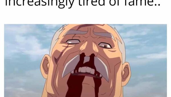 He’s so sick of it