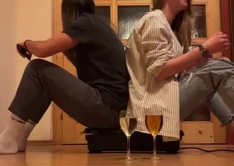 Wine and a buttmassage