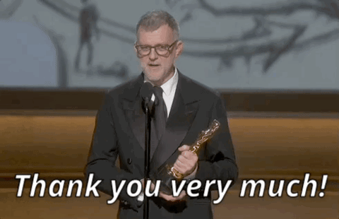 Paul Thomas Anderson Thank You GIF by The Academy Awards
