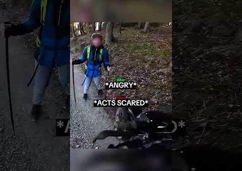 Hiker Got Instant Karma After Hitting Biker 🤯