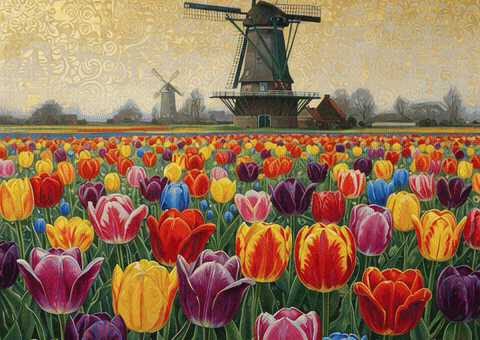 Flowers Spring GIF by Maryanne Chisholm – MCArtist