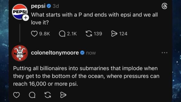 At the bottom of the sea