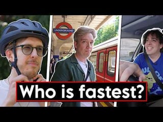 YouTubers recreated the Top Gear London race with an e-bike, the tube and a car