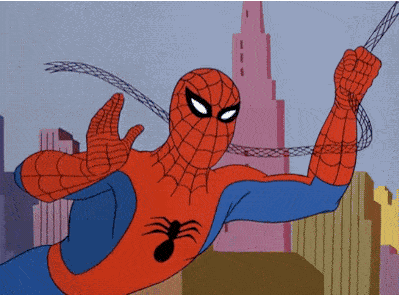 Waving Spider-Man