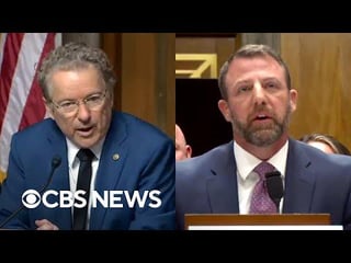 Senator Rand Paul plays video of Markwayne Mullin challenging Teamsters president to fight