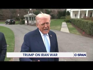 President Trump responds to reporter on Pope Leo XIV calling for ceasefire in the Middle…