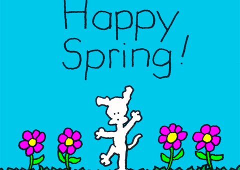 Happy Spring GIF by Chippy the Dog
