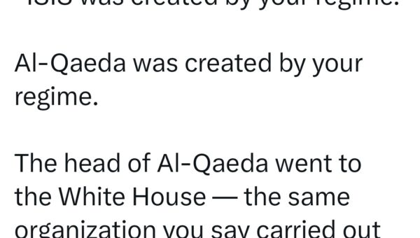 US backed Al Queda, backed ISIS and backed a genocide. US IS A FASCISTIC TERRORIST SUPPORTER