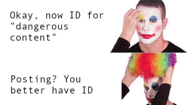 They’re gonna do ID for posting now?