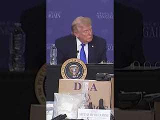 Trump appears to doze off during Memphis Safe Task Force roundtable