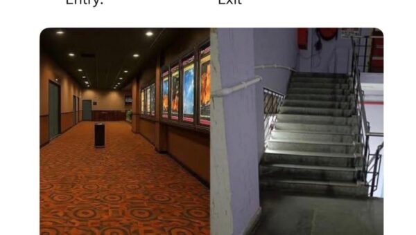 Take me to a cinema hall that has the best exit pathway fr