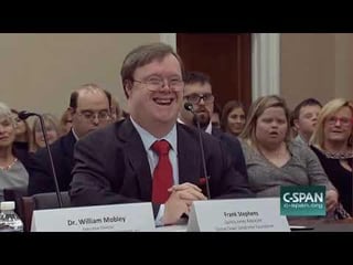 Frank Stephens “I Am A Man With Down Syndrome and My Life is Worth Living!”