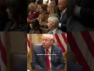 President Trump pressed by reporter, defends voting by mail-in ballot in Florida, who claims that…