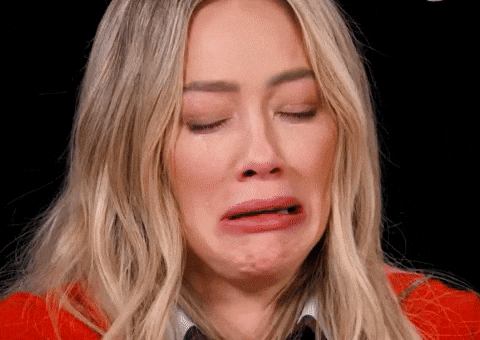 Hilary Duff Hot Ones GIF by First We Feast
