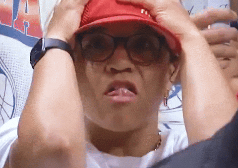 Nervous College Basketball GIF by NCAA March Madness