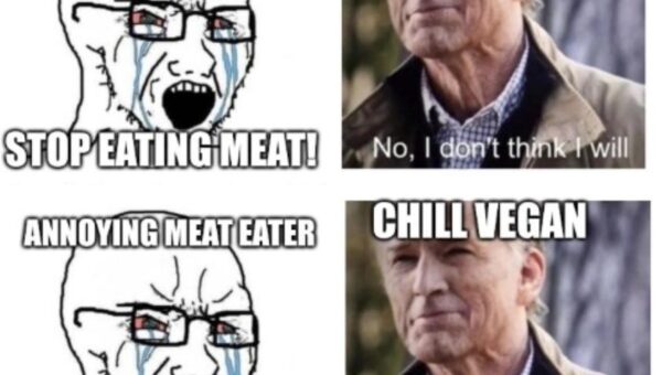 Ultimate vegan meme